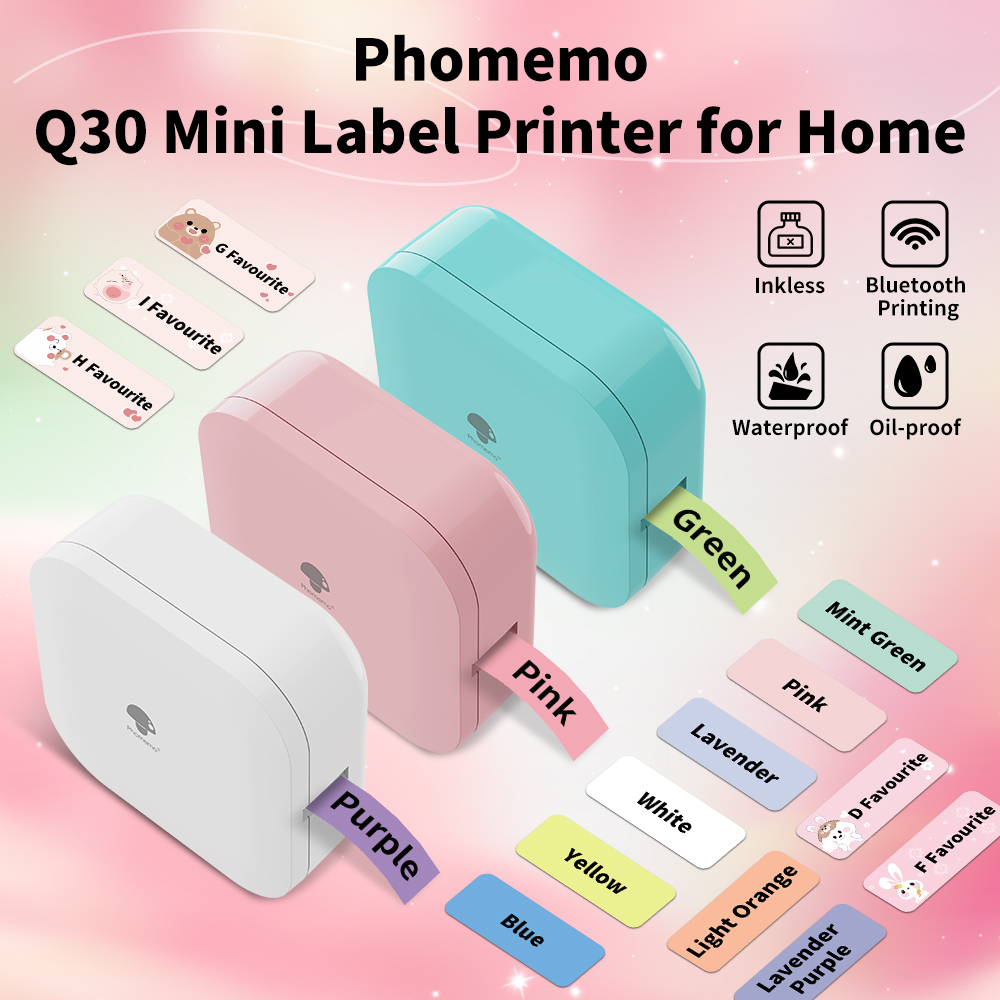 Commercial Printing Labels - Phomemo Q30 무선 열전사 라벨 프린터