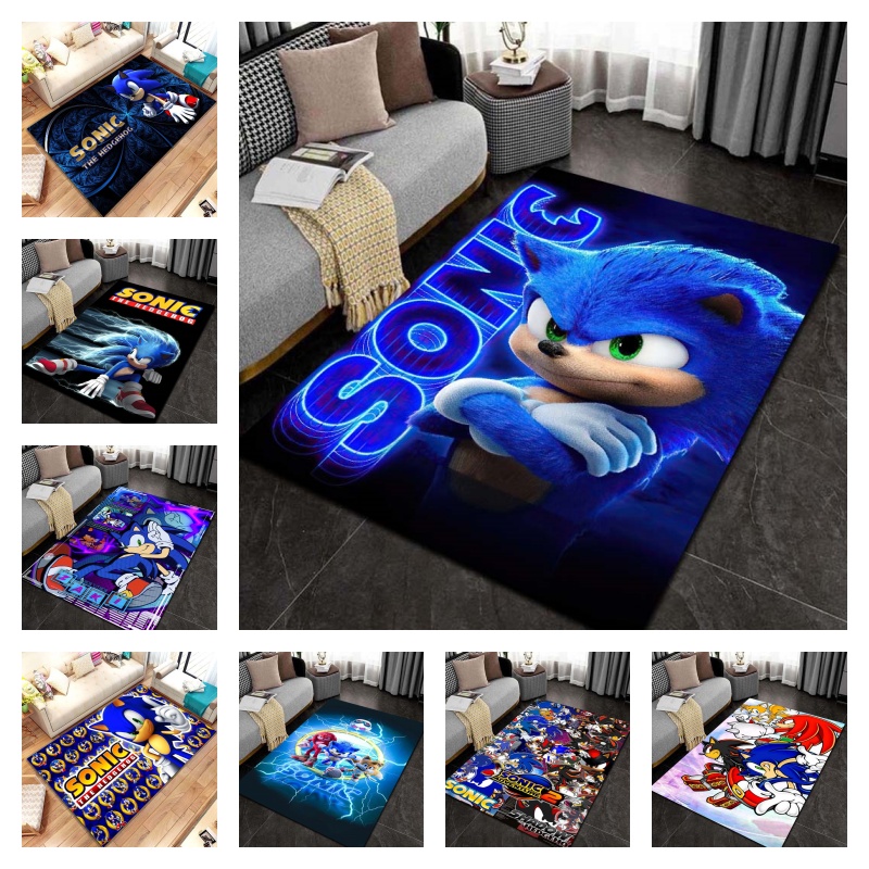 Commercial Printing Inc - 3D S-Sonic-c 만화 프린트 영역 플란넬
