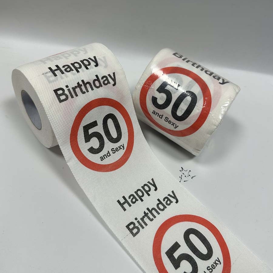 Commercial Printing Paper - 재미있는 생일 변기 종이 장난 선물