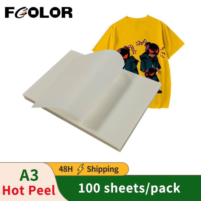 100개 A3 DTF PET 필름 무광 핫필 DTF 잉 - Dtf Hot Peel Film 리뷰 및 가격