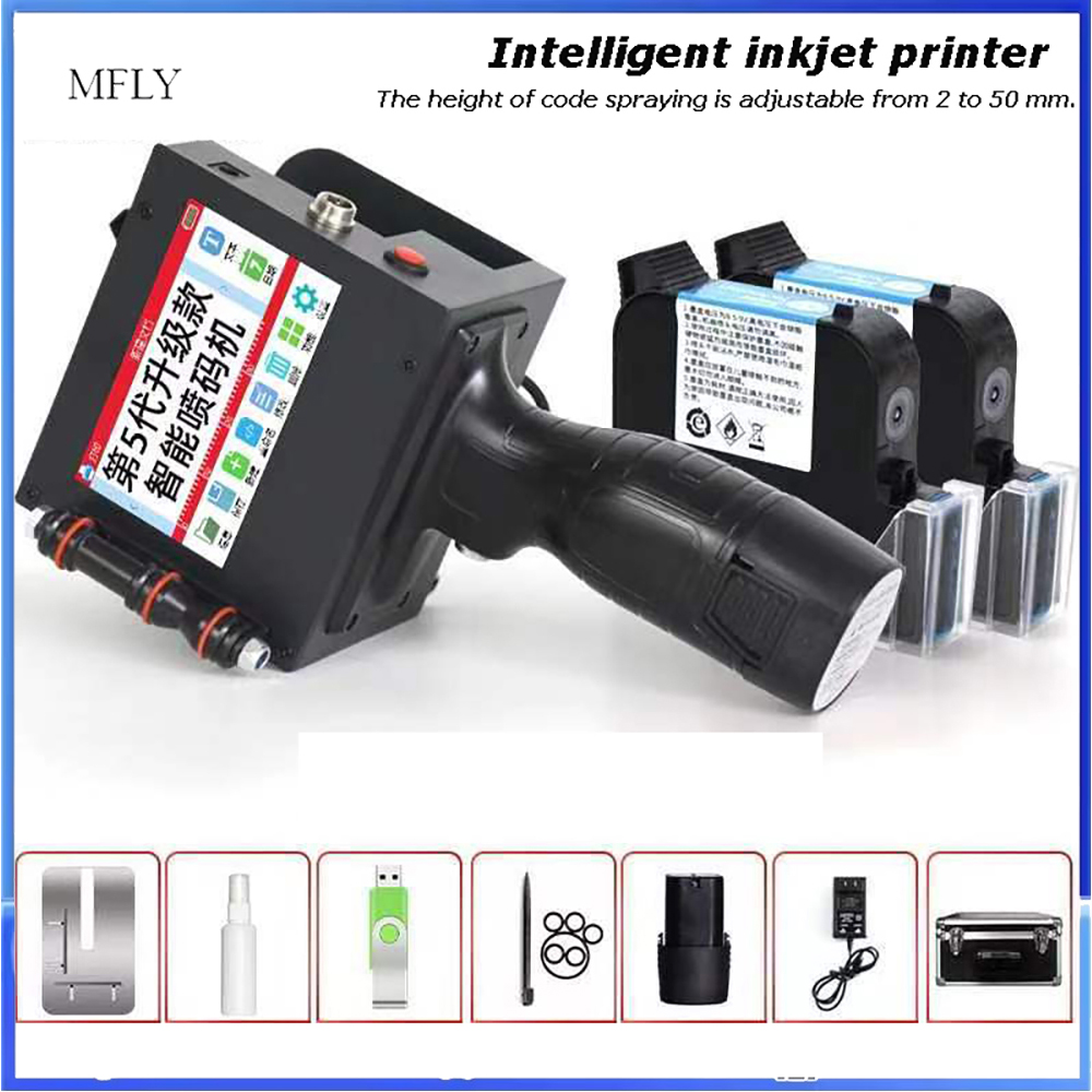 휴대용 50mm 대형 글꼴 코딩 기계 잉크젯 프린터 자 - Commercial Printing Labels 리뷰 및 가격