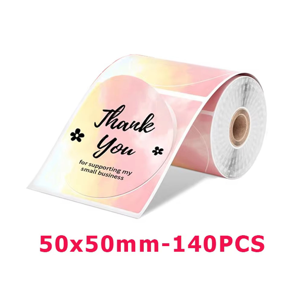 1 롤 원형 원형 감열지 50x50mm 라벨 스티커 M - Commercial Printing Paper 리뷰 및 가격