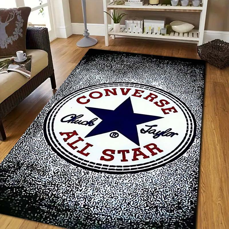 C-Converse 소프트 플란넬 프린트 러그 미끄럼  - Commercial Printing Inc 리뷰 및 가격