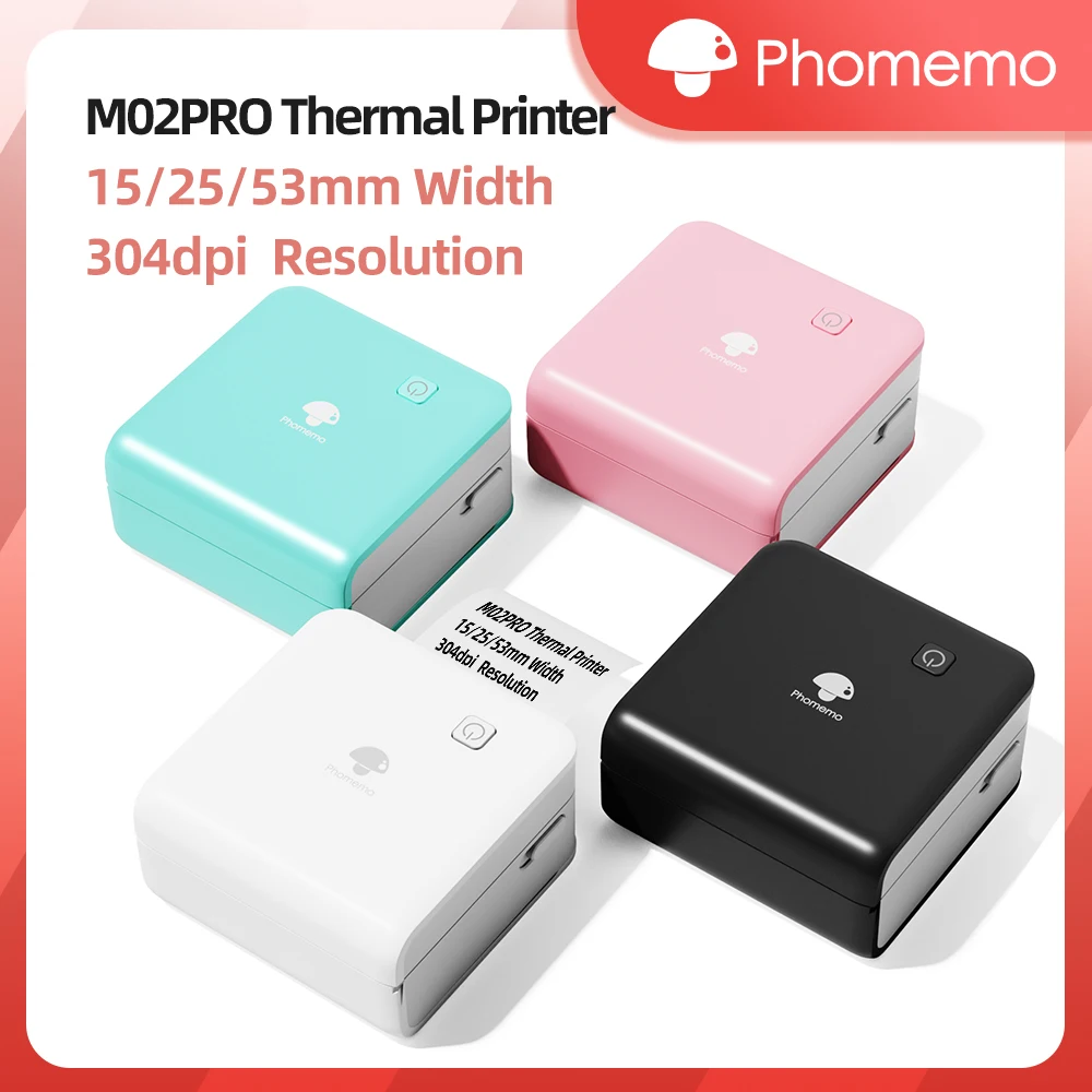 Phomemo M02Pro 미니 휴대용 프린터 무선 열 - Commercial Printing Labels 리뷰 및 가격