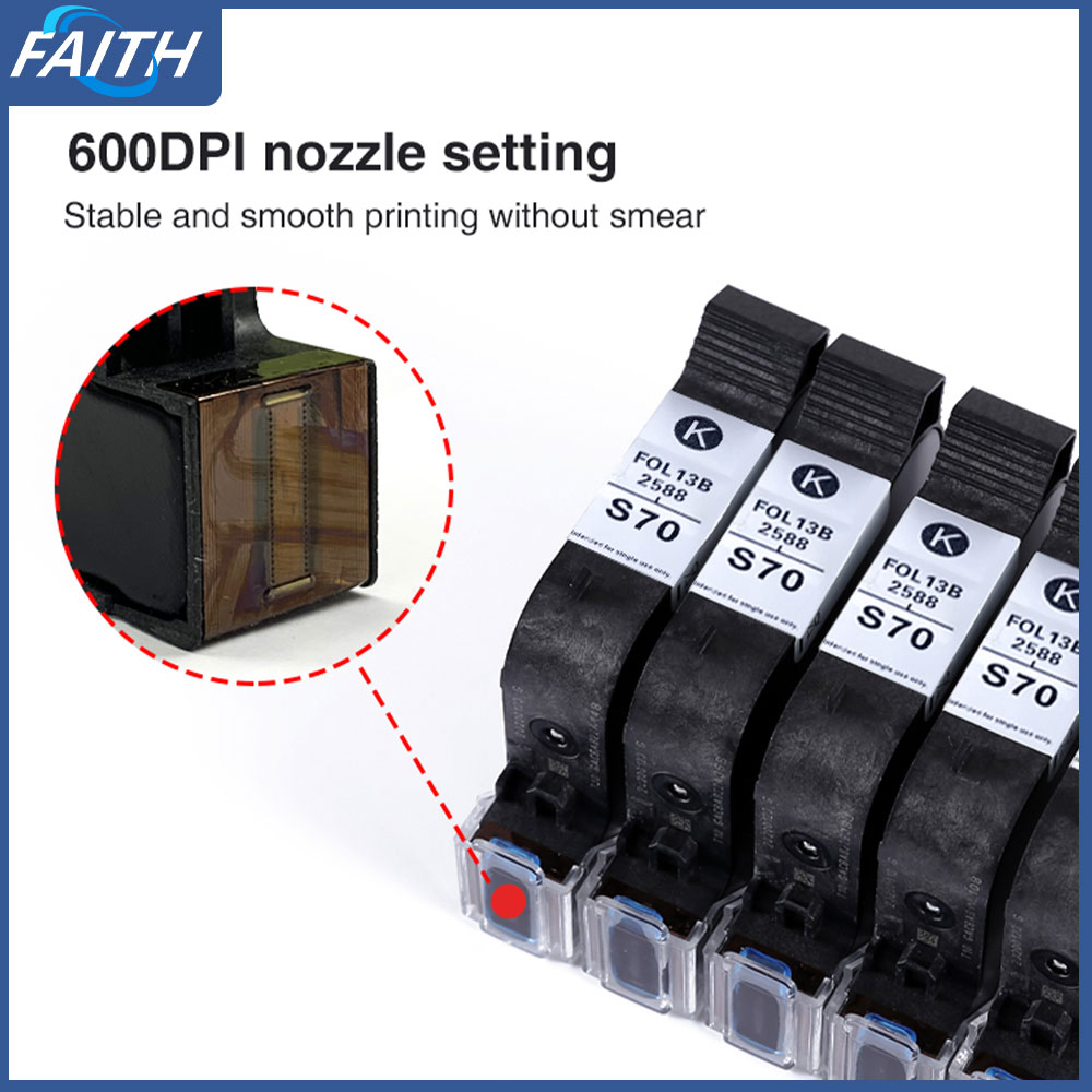 Faith 6개입 잉크 카트리지 잉크젯 프린터 핸드 에 - Eco Solvent Ink Cartridge 리뷰 및 가격