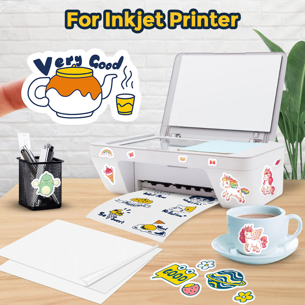 20/50 시트 무광택 인쇄용 비닐 스티커 용지 잉크젯 - Commercial Printing Paper 리뷰 및 가격
